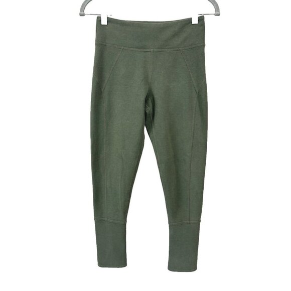 Free People FP Movement Leggings Womens Sz S hunter olive Green yoga athleisure - Picture 1 of 9